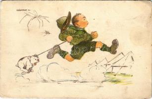 1927 Cserkész és a szúnyog. Kiadja a Magyar Cserkészszövetség Nagytábortanácsa, 1926. Korvin Testvér...