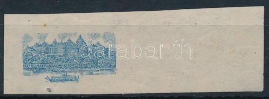 1926 A posta kárára készített Pengő-fillér hamisítvány fázisnyomata nagy ívszéllel, rendkívül ritka