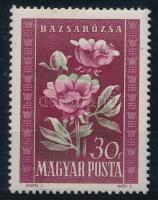 1950 Virág 30f elcsúszott színnyomattal