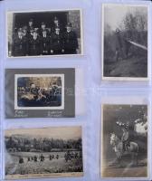 Kb. 340 db RÉGI katonai képeslap, főleg brit, modern albumba rendezve / cca. 340 pre-1945 mainly Bri...