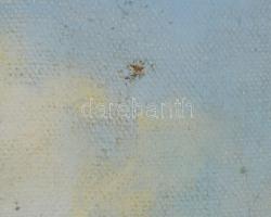 Olvashatatlan jelzéssel: Mosóasszonyok. Olaj, vászon. Hátoldalán Nádasi Pál festőművészeti cikkek 19...