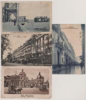 21 db RÉGI külföldi város képeslap, vegyes minőségben / 21 pre-1945 foreign town-view postcards, in ...