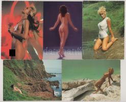 9 db MODERN postatiszta erotikus hölgyek képeslap / 9 MODERN unused erotic ladies postcards