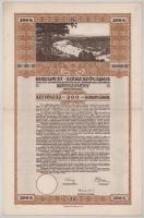 15db-os vegyes magyar és külföldi bankjegytétel + 1916. Budapest "Budapest Székesfőváros" ...