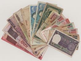 15db-os vegyes magyar és külföldi bankjegytétel + 1916. Budapest "Budapest Székesfőváros" ...