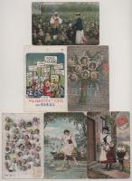 BABÁK - 22 db RÉGI képeslap / BABIES - 22 pre-1945 postcards