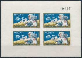 1970 Apollo-12 vágott blokk (4.000)