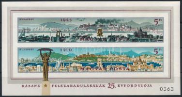 1970 Felszabadulás (I.) vágott blokk (4.000)