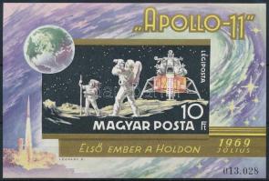 1969 Apollo-11 - Első ember a Holdon vágott blokk (6.000)