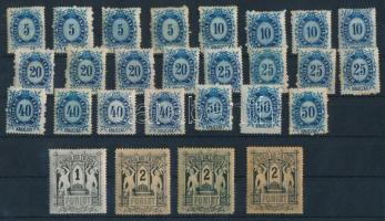 1873 Távírda réznyomat összeállítás stecklapon