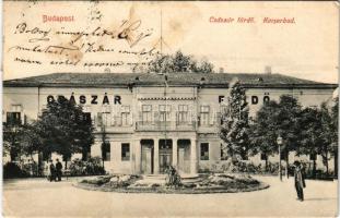 1907 Budapest II. Császár fürdő (fl)
