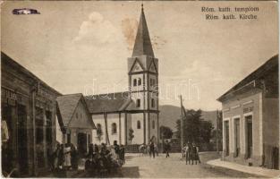 1915 Szolyva, Svalava, Svaljava, Szvaljava, Svaliava; Római katolikus templom, Berger Dávid, Mermels...