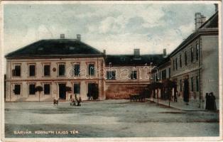 1926 Sárvár, Kossuth Lajos tér, Városháza. Milfai Ferenc kiadása (EK)