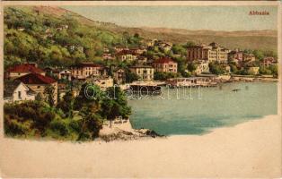 Abbazia, Opatija; látkép / view. litho (EK)