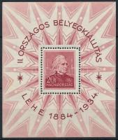 1934 LEHE blokk (25.000) (ráncok / creases)