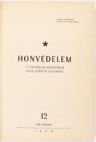 1966-1970 Honvédelem, a Honvédelmi Minisztérium hadtudományi folyóirata összesen 18 db száma: XVII. ...
