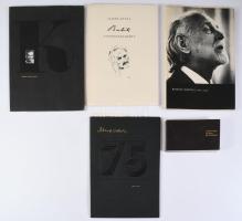 Szántó Tibor tipográfus által tervezett könyvek, 5 db:

József Attila: A Dunánál. [Gyula, 1980], D...