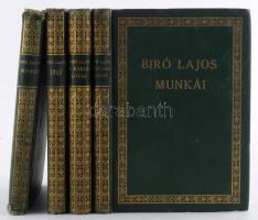 Biró Lajos munkái 4 kötete: 1913, A rablólovag, Tavaszi ünnep, Marie és más asszonyok. Bp., 1912-191...