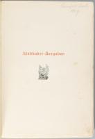 Künstler-Monographien sorozat 9 kötete: Eugen Bracht, Rethel, Stuck, Kaulbach, Franz Krüger, A[dolf]...