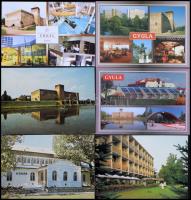 Több mint 500 modern magyar városképes lap, főleg GYULA és Gy betűs települések