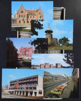 Több példányos használatlan modern magyar városképes tétel cipős dobozban, kb 700 db