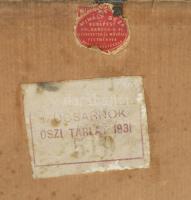 Bathó Lajos (1920-23 körül a Képzőművészeti Főiskola növendéke): Tanyaudvar, 1930 körül. Akvarell, c...
