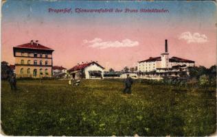1918 Pragersko, Pragerhof; Thonwarenfabrik des Franz Steinklauber / pottery factory. Verlag Amalie C...