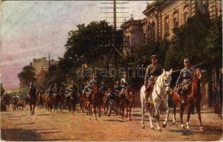 1916 Mackensen vezérezredes bevonulása Lubinba / Weltkrieg 1914-1915. General-Oberst v. Mackensens E...