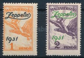 1931 Zeppelin sor (40.000) (ráncok / creases)