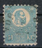 1871 Kőnyomat 10kr (45.000) (elvékonyodás / thin paper)