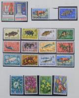 Szép angol gyarmatok és Nemzetközösség gyűjtemény forgalmi sorokkal, motívum kiadásokkal, blokkokkal...