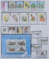 Szép angol gyarmatok és Nemzetközösség gyűjtemény forgalmi sorokkal, motívum kiadásokkal, blokkokkal...