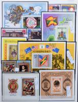 Szép angol gyarmatok és Nemzetközösség gyűjtemény forgalmi sorokkal, motívum kiadásokkal, blokkokkal...