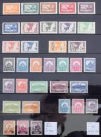 1913-1953 Magyar gyűjtemény, benne 1.225 db bélyeg (sorkkal), 23 db blokk, 4 db 10-es kisív, 1 emlék...
