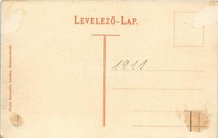 1911 Herkulesfürdő, Baile Herculane; gyógyterem, belső. Eberle Keresztély kiadása / Inneres der Crur...