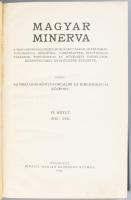 1915-1932 Magyar Minerva. A Magyarországi Múzeumok és Könyvtárak címkönyve. V. kötet: 1912-13. és Ma...