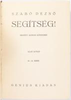 Szabó Dezső 2 műve (6 kötet): Az egész látóhatár. Tanulmányok. I-III. köt. Bp., é.n. (cca 1940), Mag...