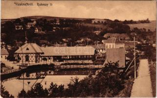 1913 Vízakna, Salzburg, Ocna Sibiului; Rákóczi tó. Takáts Jenő kiadása / spa, lake (Rb)
