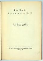 Ola Alsen: Die Mode der galanten Zeit. Eine Monographie von - -. Berlin,én.,Wilhelm Borngräber, 175+...