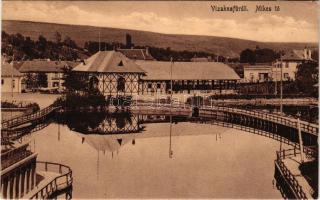 1913 Vízakna, Salzburg, Ocna Sibiului; Mikes tó. Takáts Jenő kiadása / spa, lake (Rb)