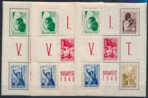 1949 VIT (I.) 3 db blokk (27.000)