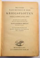 Weyers Taschenbuch der Kriegsflotten XXXI. Jahrgang 1937. Szerk.: Alexander Bredt. München, 1937, J....