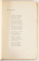 Babits Mihály: Recitativ. Bp., 1916, Nyugat, 131+5 p. 1. kiadás. A borítón Falus Elek (1884-1950) gr...