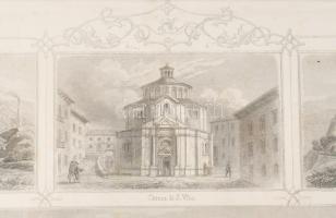 Albert Rieger (1834-1905) - Paul Ahrens: Fiume látványosságai, acélmetszet, papír, jelzett a metszet...