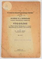 Czebe János: Az uj magyar állampolgársági törvény (1939: XIII. t.c.) és a Felvidékre és a Ruténföldr...