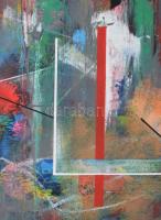 Koppány Attila (1947-): Havanna. Akril, vászon. Jelzett a hátoldalán. 50x50 cm