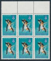 1983 Téli olimpia VII. - Szarajevó 4Ft ívszéli hatostömb, ritka