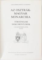 Alexander Sixtus von Reden: Az Osztrák-Magyar Monarchia. Történelmi dokumentumok a századfordulótól ...