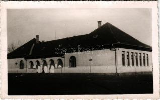 1941 Bajmok, Bajmak; iskola / school. Foto Kollar photo