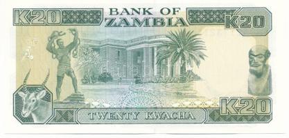 Zambia 1990-1991(DN) 20K "A/H 2173211" T:AU
Zambia 1990-1991(ND) 20 Kwacha "A/H 2173...